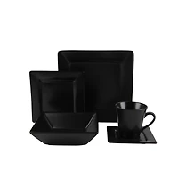 Midnight Squared 30-pc. Dinnerware Set