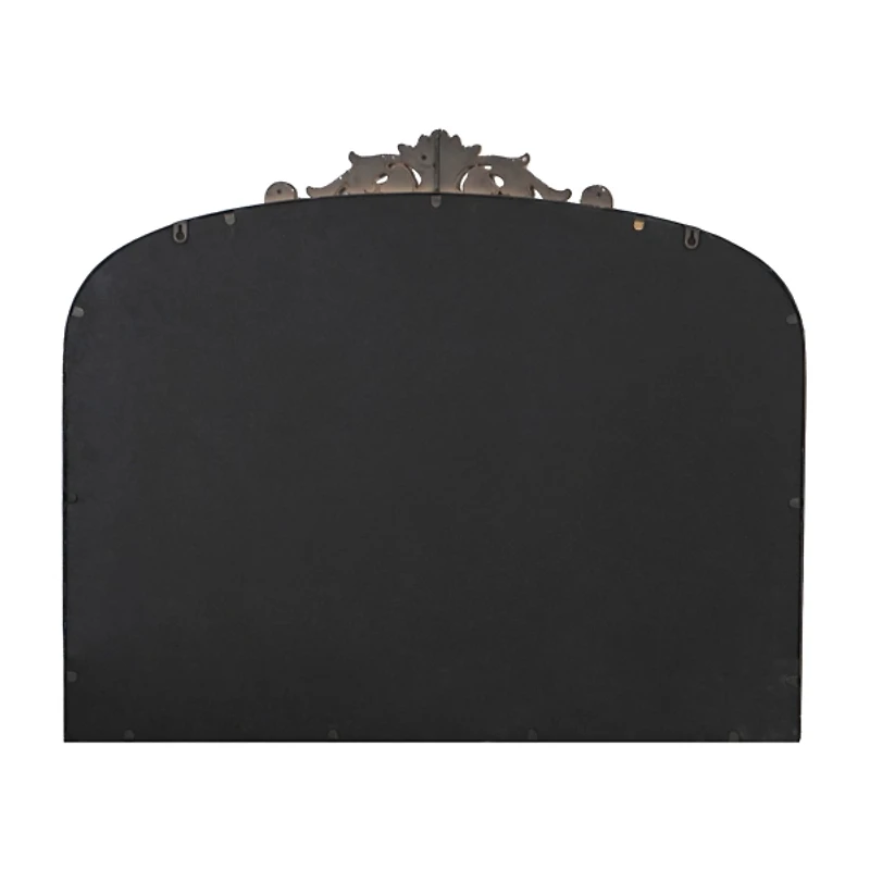 Antique Gold Studded Floral Scroll Mirror