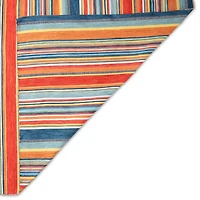 Multi Dhurri Stripe Indoor/Outdoor Area Rug, 5x7