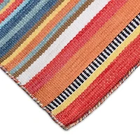 Multi Dhurri Stripe Indoor/Outdoor Area Rug, 5x7