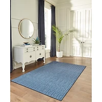 Navy Intertwine Indoor/Outdoor Area Rug