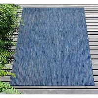 Navy Intertwine Indoor/Outdoor Area Rug