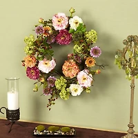 Pretty Peony Garden Mix Wreath