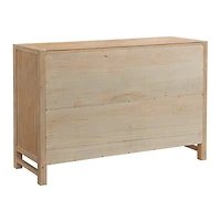 Natural Wood Grain 6-Drawer Dresser