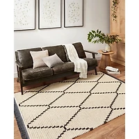 Chris Loves Julia x Loloi Alice Cream Rug