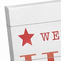 Personalized Welcome to Our Home Canvas Art Print