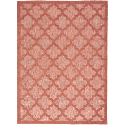 Coral Trellis Indoor/Outdoor Area Rug, 6x9