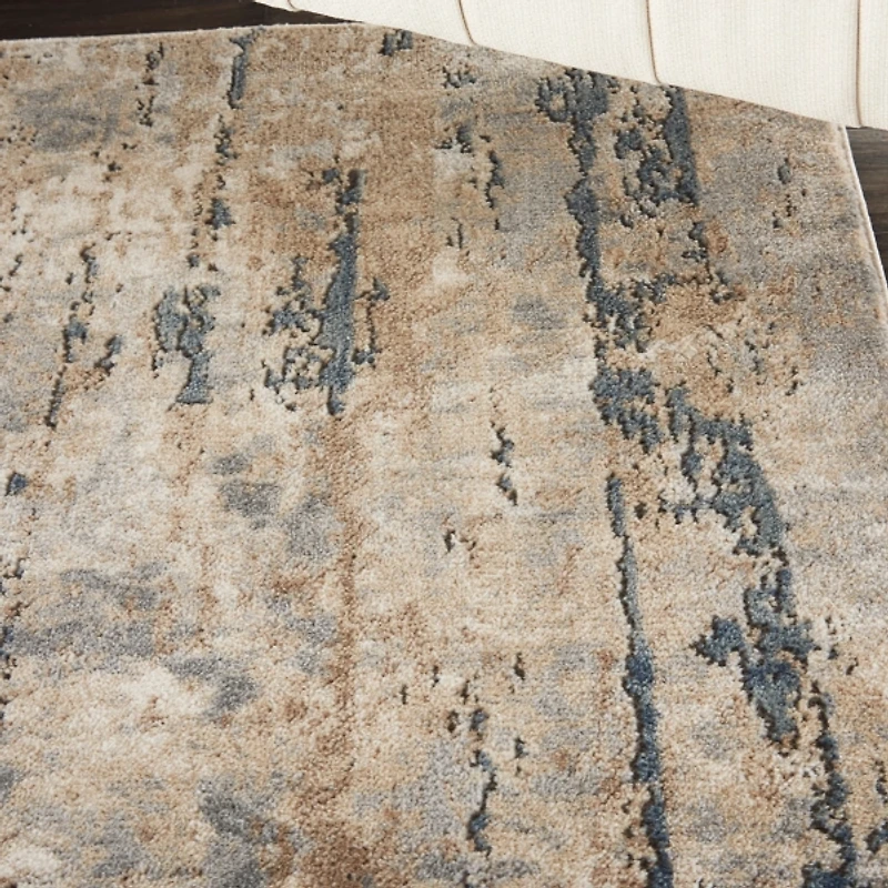 Multi Tally Textured Area Rug, 5x7