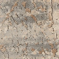 Gray and Beige Tally Textured Area Rug, 7x9