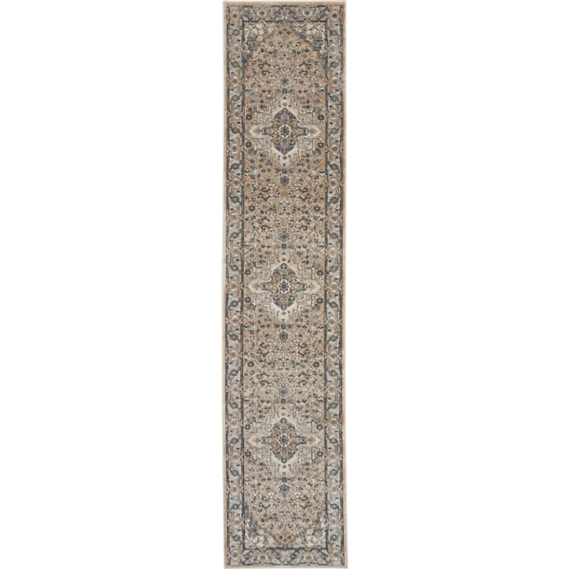 Multicolor Nadia Medallion Runner, 2x10