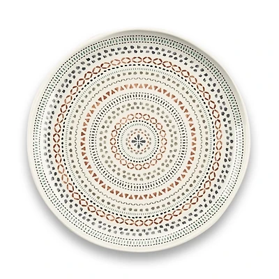 Multicolor Melamine Malena Dinner Plates, Set of 6