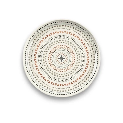 Multicolor Melamine Malena Salad Plates, Set of 6