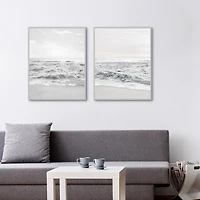 Seafoam Gentle Tides 2-pc. Framed Wall Art Set