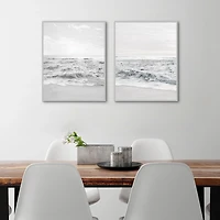 Seafoam Gentle Tides 2-pc. Framed Wall Art Set