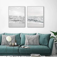 Seafoam Gentle Tides 2-pc. Framed Wall Art Set