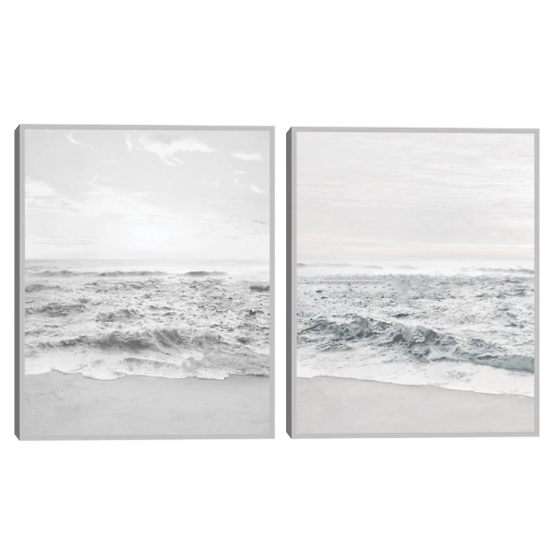 Seafoam Gentle Tides 2-pc. Framed Wall Art Set