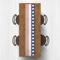 July 4th Simple Stripe Decorative Table Runner