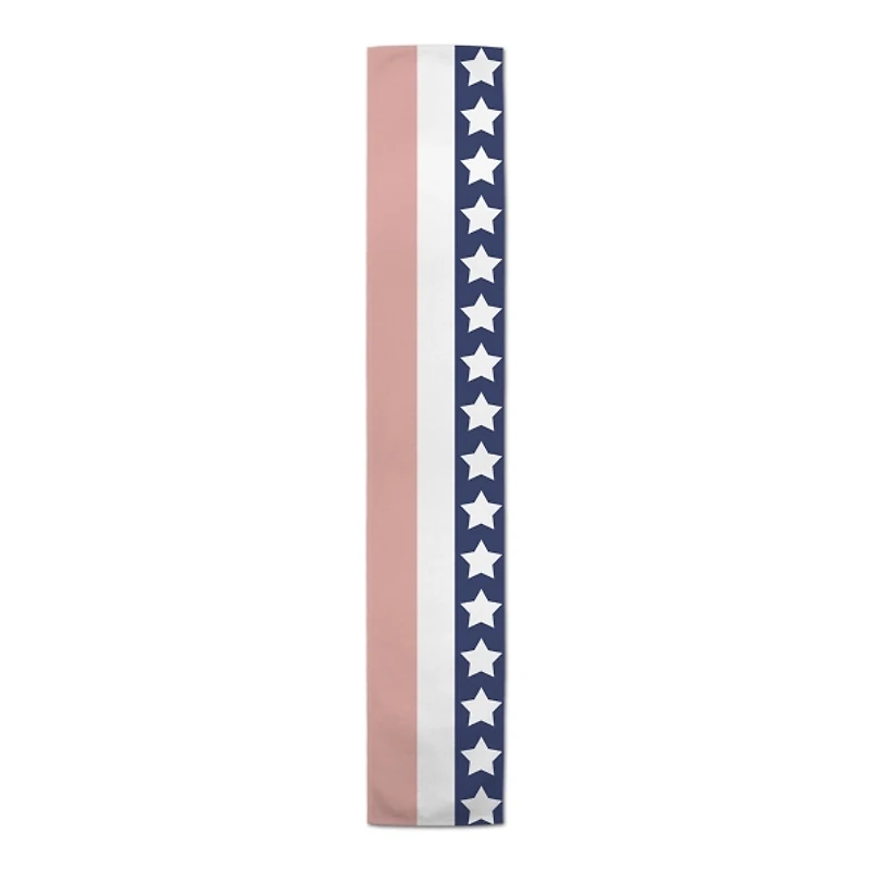 July 4th Simple Stripe Decorative Table Runner