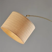 Gold Metal Arched Floor Lamp