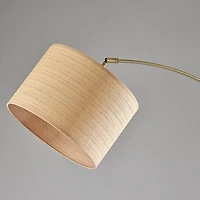 Gold Metal Arched Floor Lamp