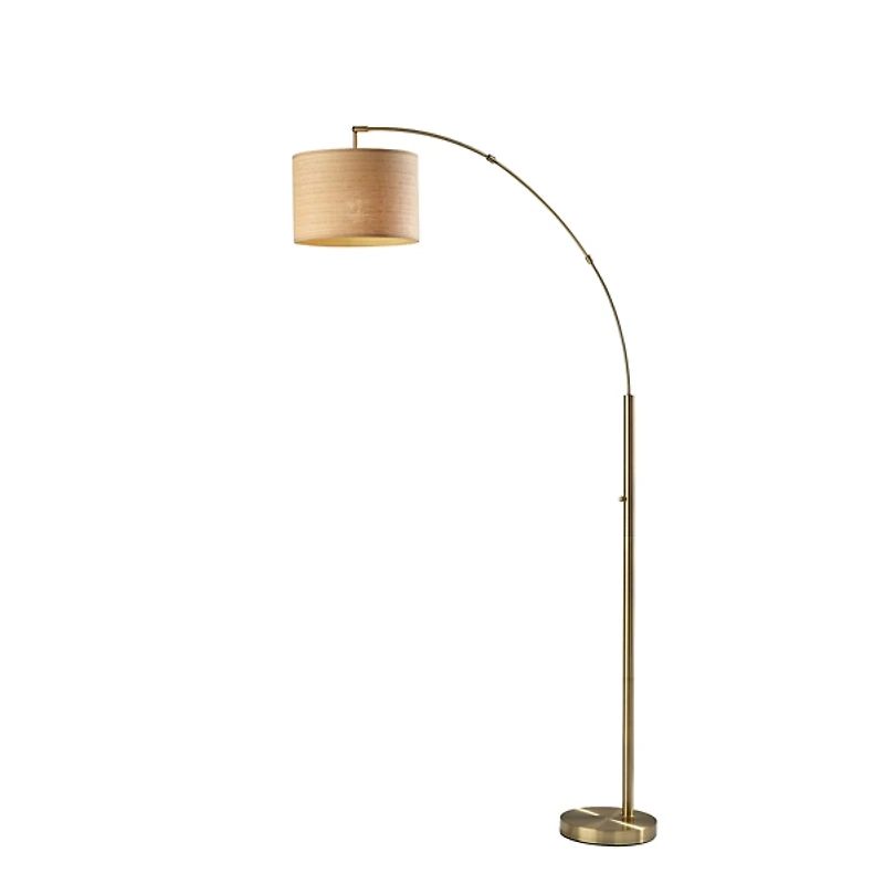 Gold Metal Arched Floor Lamp