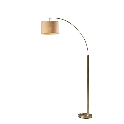 Gold Metal Arched Floor Lamp