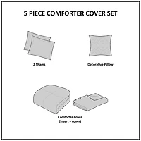 Neutral Holland 5-pc. Full/Queen Comforter Set