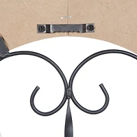 White Farmhouse Abstract Wall Plaque