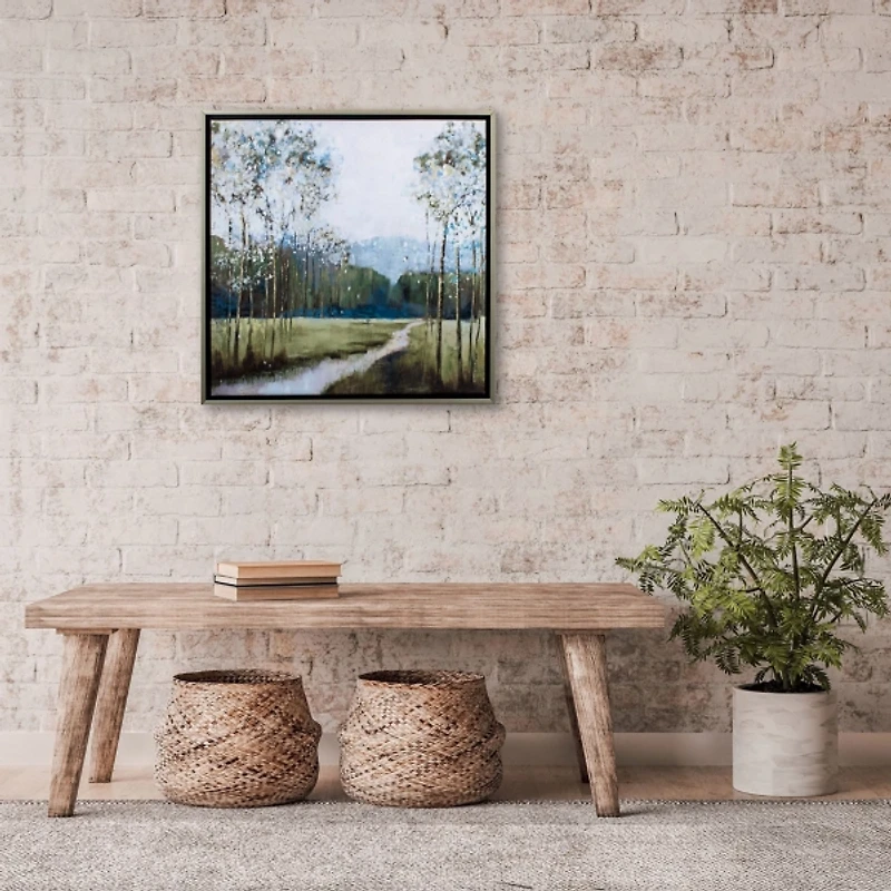 Lovely Landscape Framed Canvas Art Print