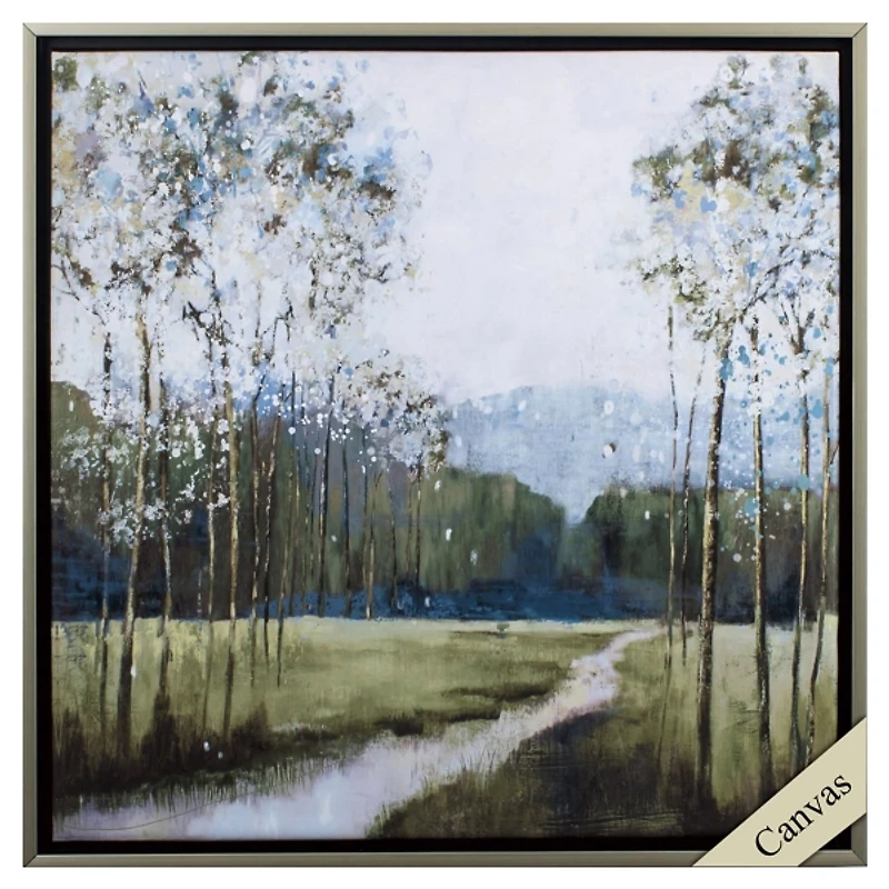 Lovely Landscape Framed Canvas Art Print