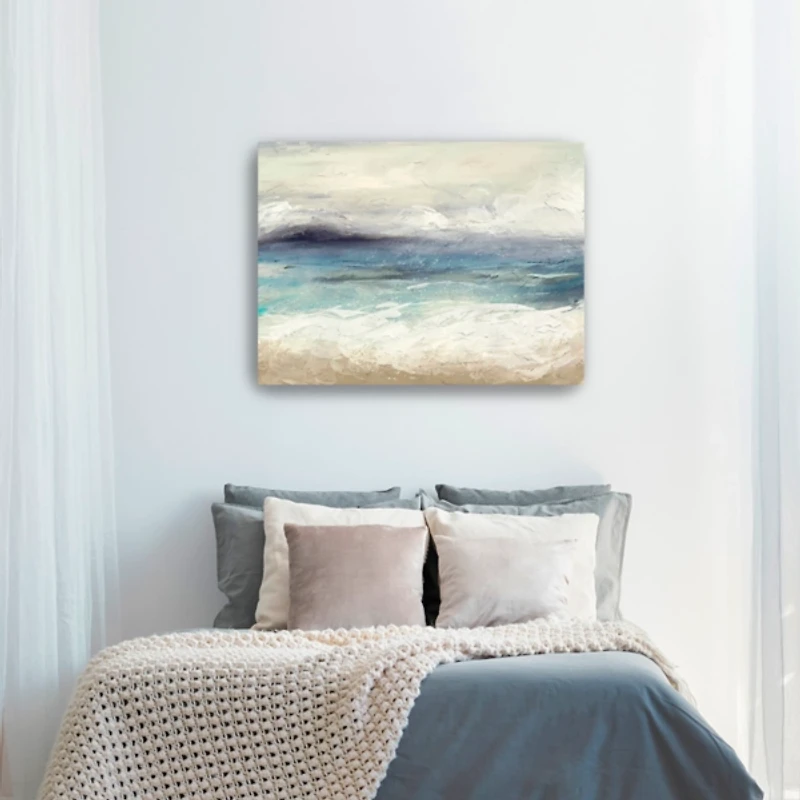 Abstract Seafoam Canvas Wall Art