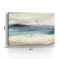 Abstract Seafoam Canvas Wall Art