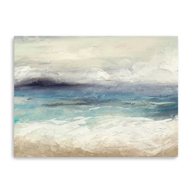 Abstract Seafoam Canvas Wall Art
