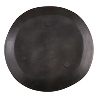Brushed Charcoal Metal Charger Plates, Set of 4