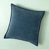 Teal Desert Chenille Throw Pillow