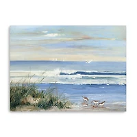 Beach Combers Coastal Canvas Wall Art