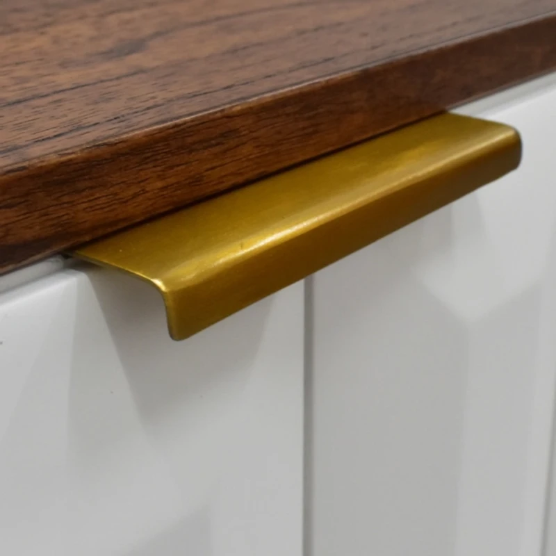 Brown and White Wood 2-Drawer Nightstand