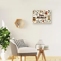 Happy Halloween Town Halloween Wall Art
