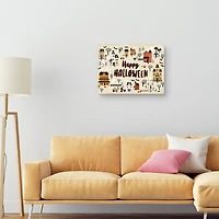 Happy Halloween Town Halloween Wall Art