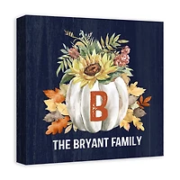 Personalized Sunflower Harvest Canvas Art