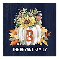 Personalized Sunflower Harvest Canvas Art