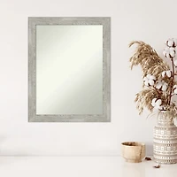 Lyndon Dove Gray Wood Framed Mirror