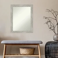 Lyndon Dove Gray Wood Framed Mirror