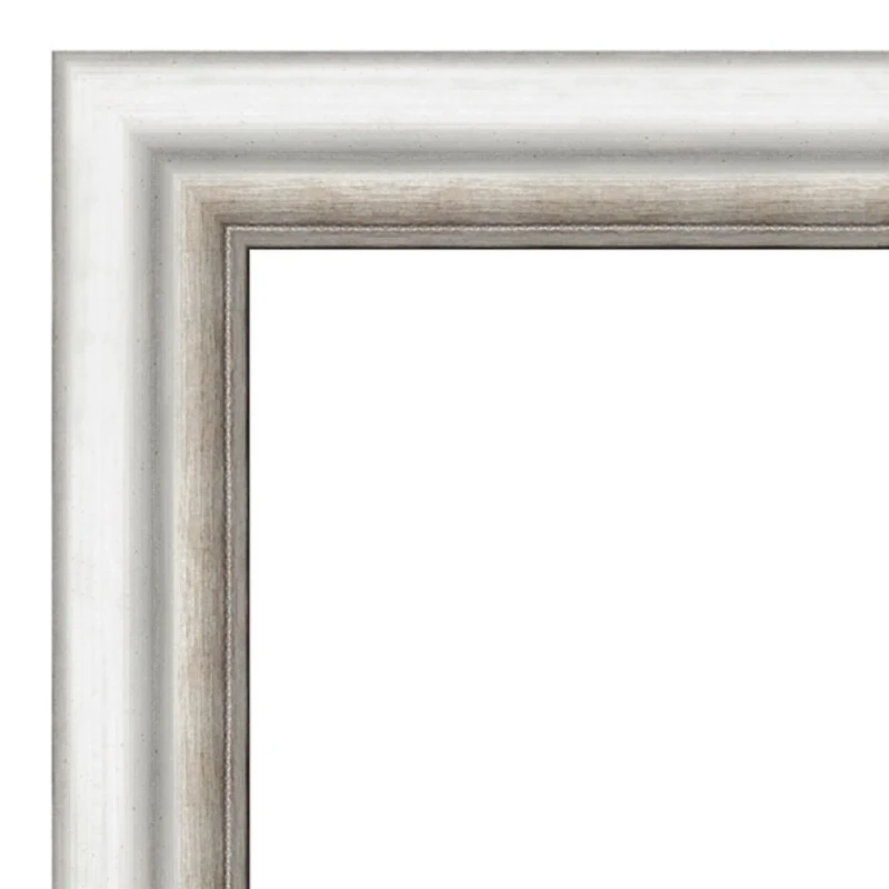 Silver Embossed Frame Wall Mirror
