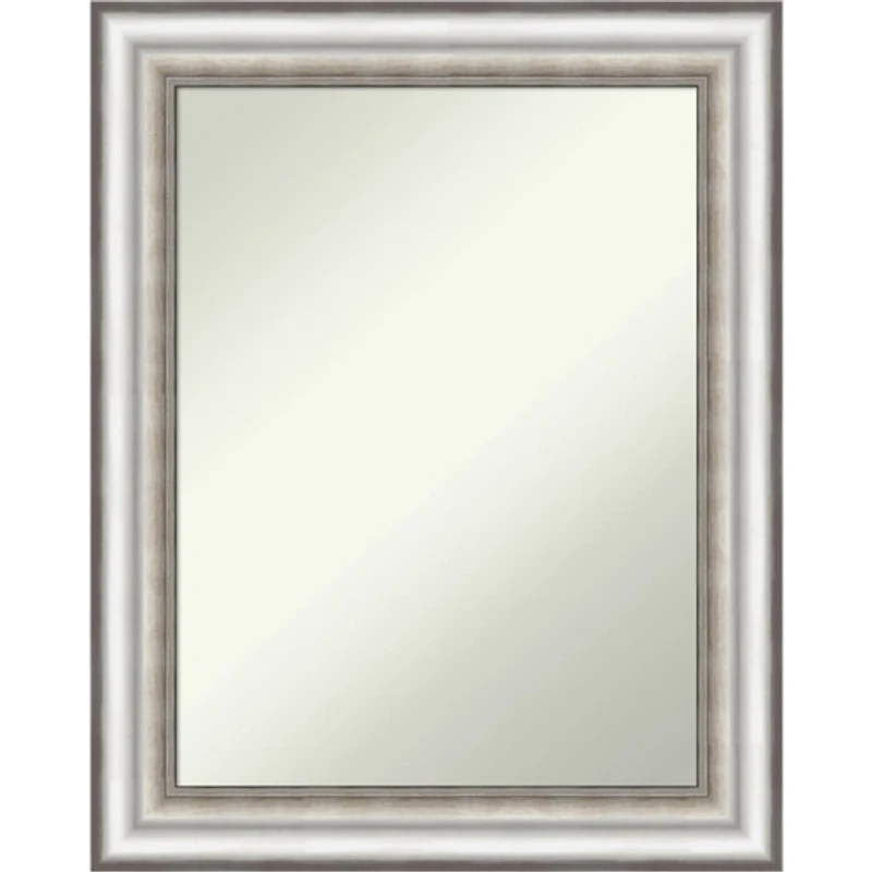 Silver Embossed Frame Wall Mirror