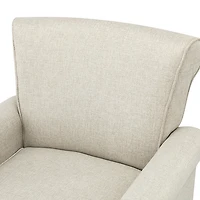 Light Gray Miriam Nailhead Trim Armchair