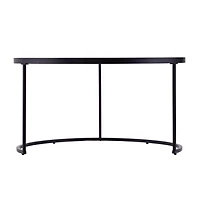 Round Mirrored Nesting Tables, Set of 2