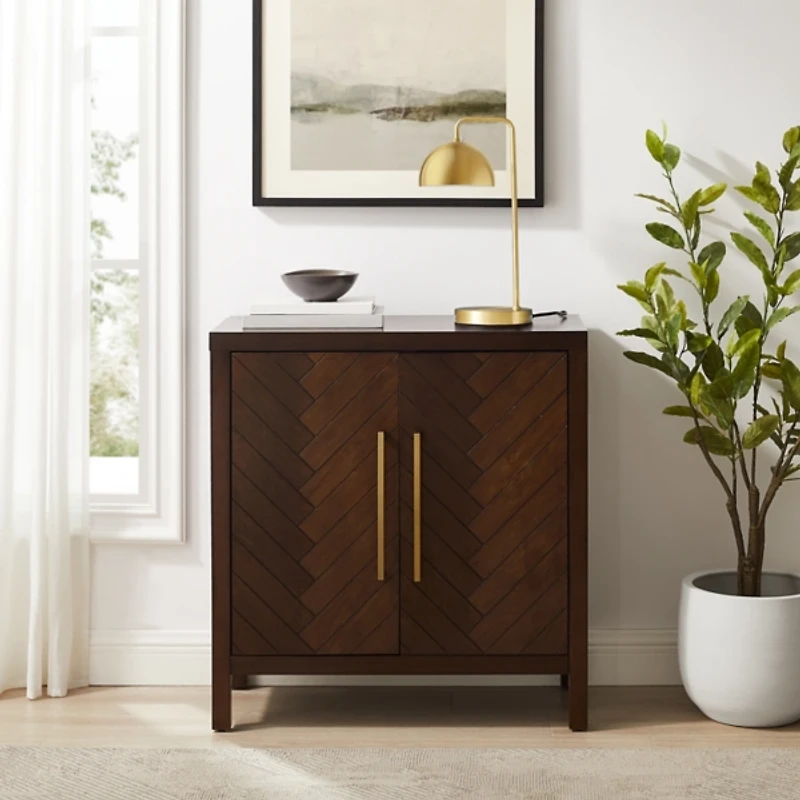 Mocha Mod Herringbone Cabinet