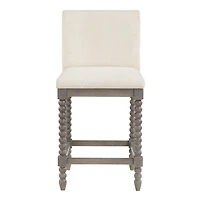 Cream Spindle Legs Counter Stool