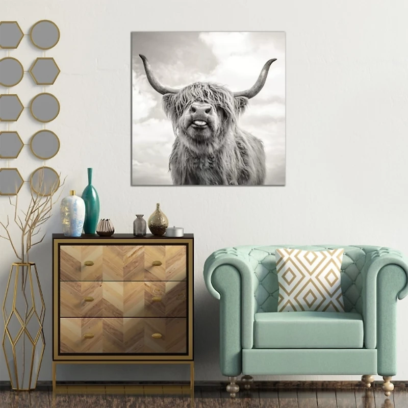 Funny Girl Canvas Art Print, 37x37